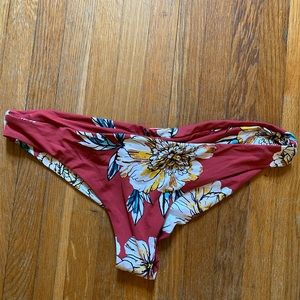 Floral print Roxy bikini bottoms